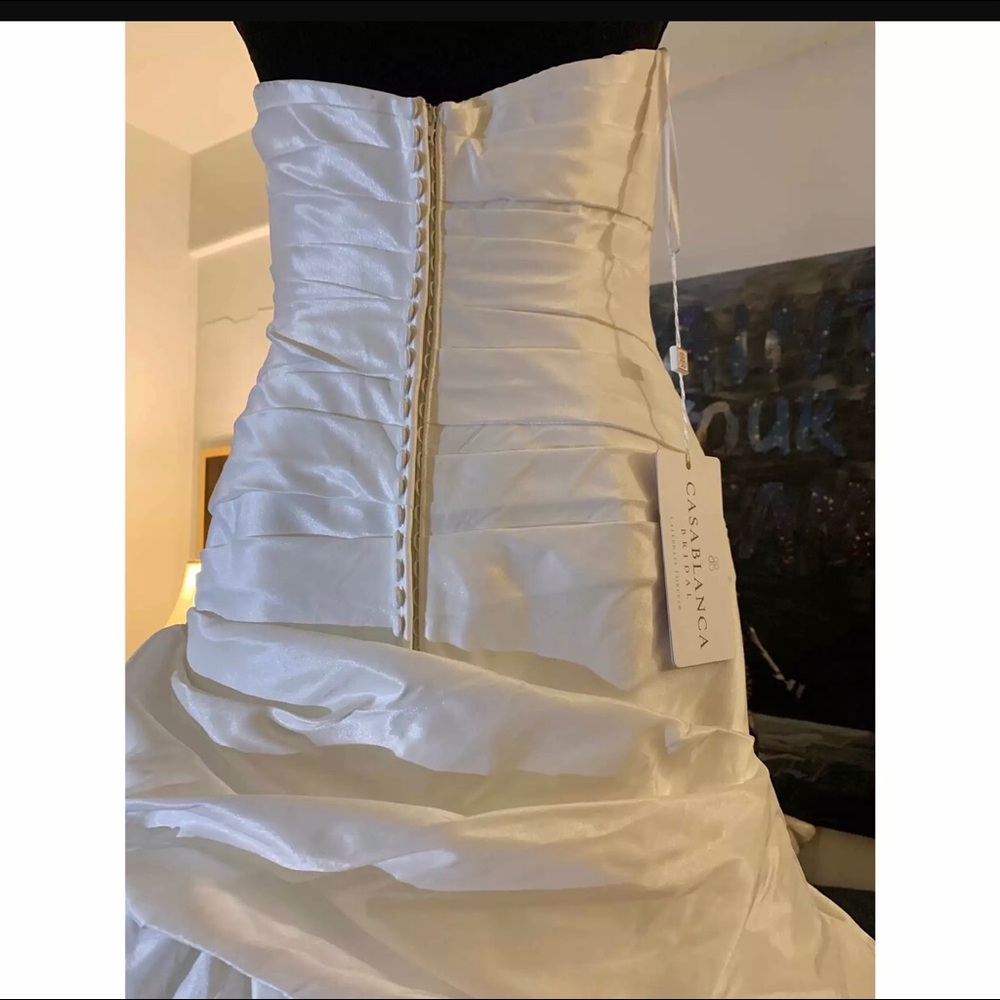 NWT Bridal Couture Dress! Sex & the city esque! - Picture 2 of 7